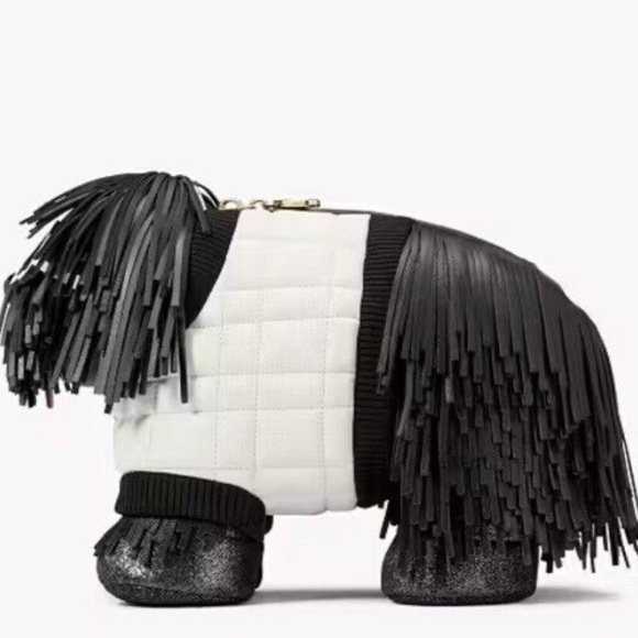 NWT KATE SPADE Shaggy 3D dog crossbody bag Novelty Purse Leather Handbag - Picture 5 of 6